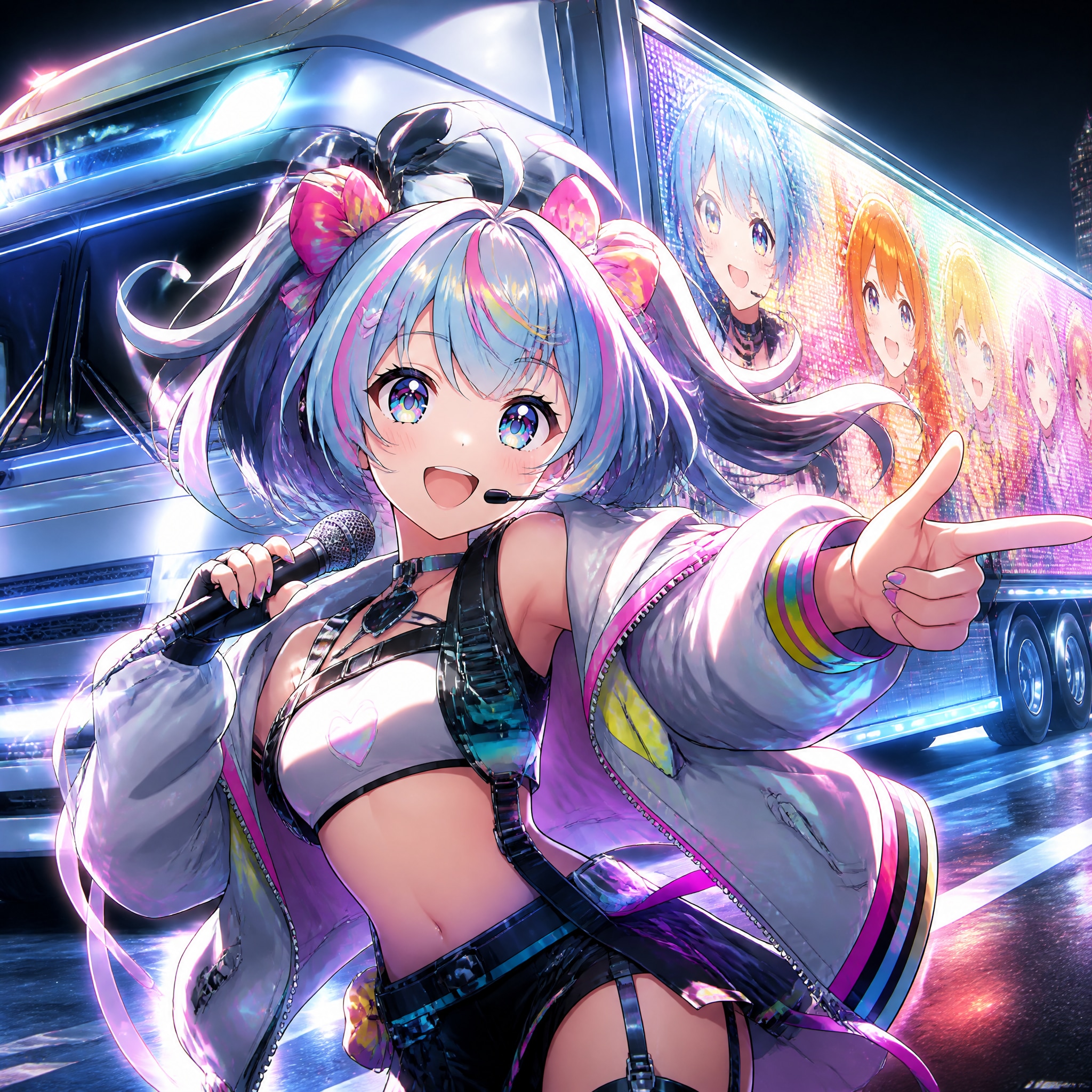 アドトラック（３）3時のアイドル　GPTimages2.0 | の人気AIイラスト・グラビア
