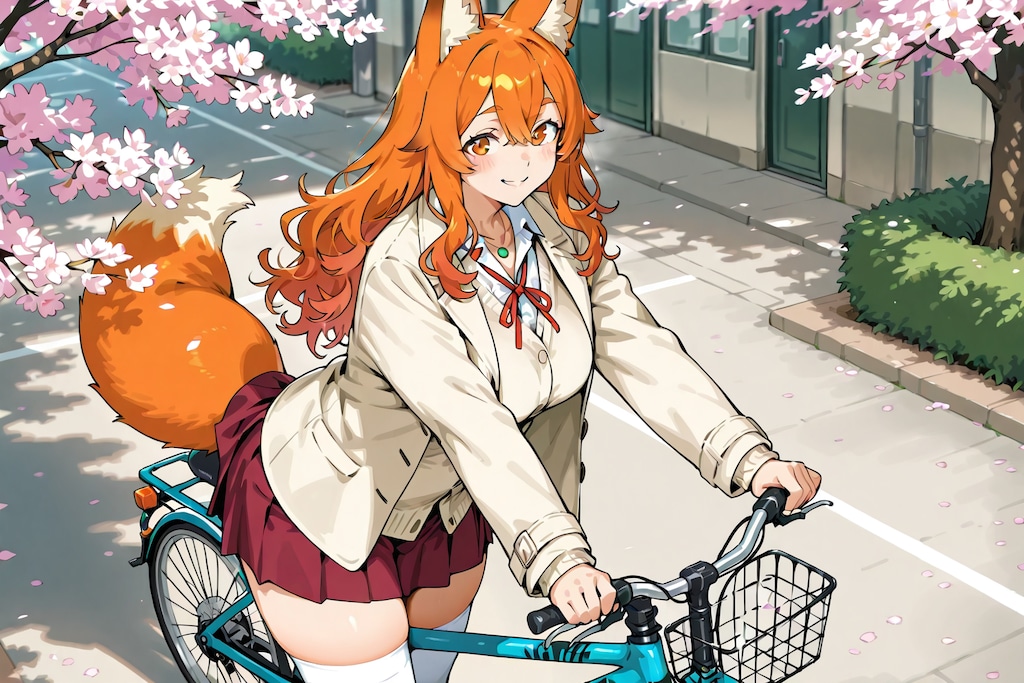 春のムチギツネ