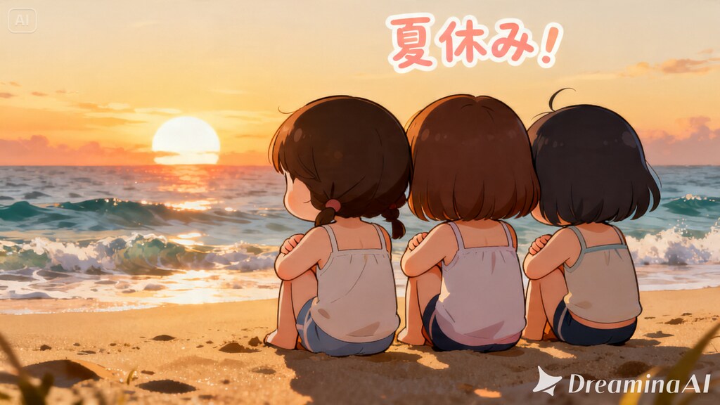 今日の夏休み（夕暮れ時１）