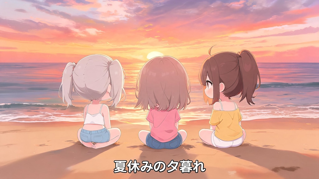 今日の夏休み（夕暮れ時１）