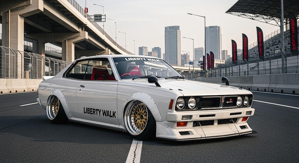 リバティーウォークギャランクーペ