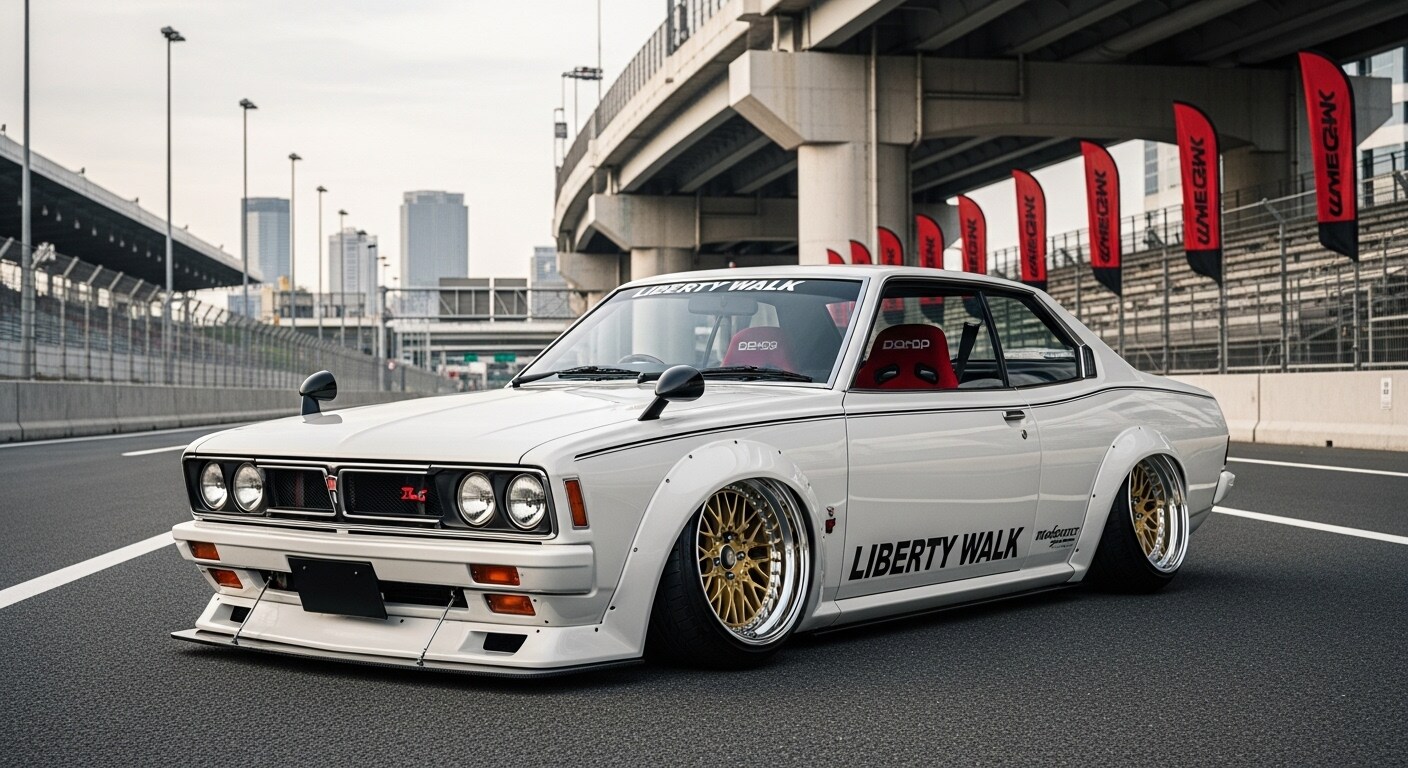 リバティーウォークギャランクーペ | の人気AIイラスト・グラビア