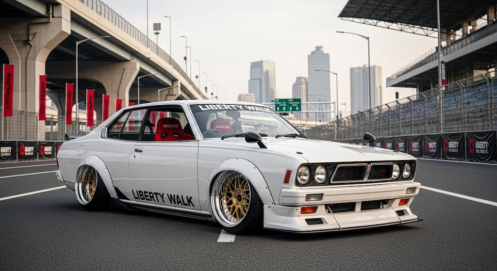 リバティーウォークギャランクーペ