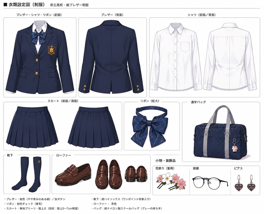 あの頃の制服、今見ると案外悪くない。