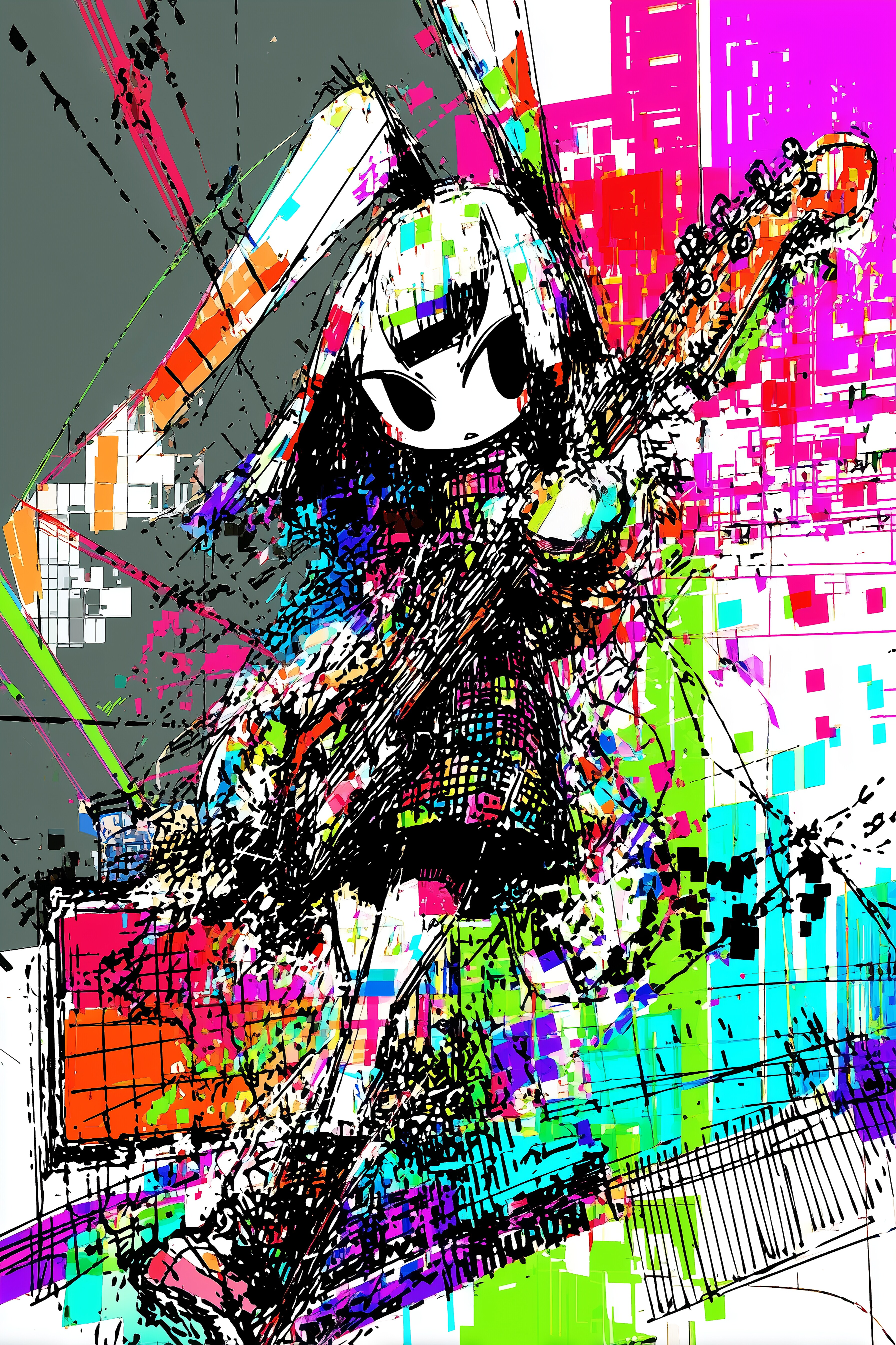 カラフル・サウンド | の人気AIイラスト・グラビア