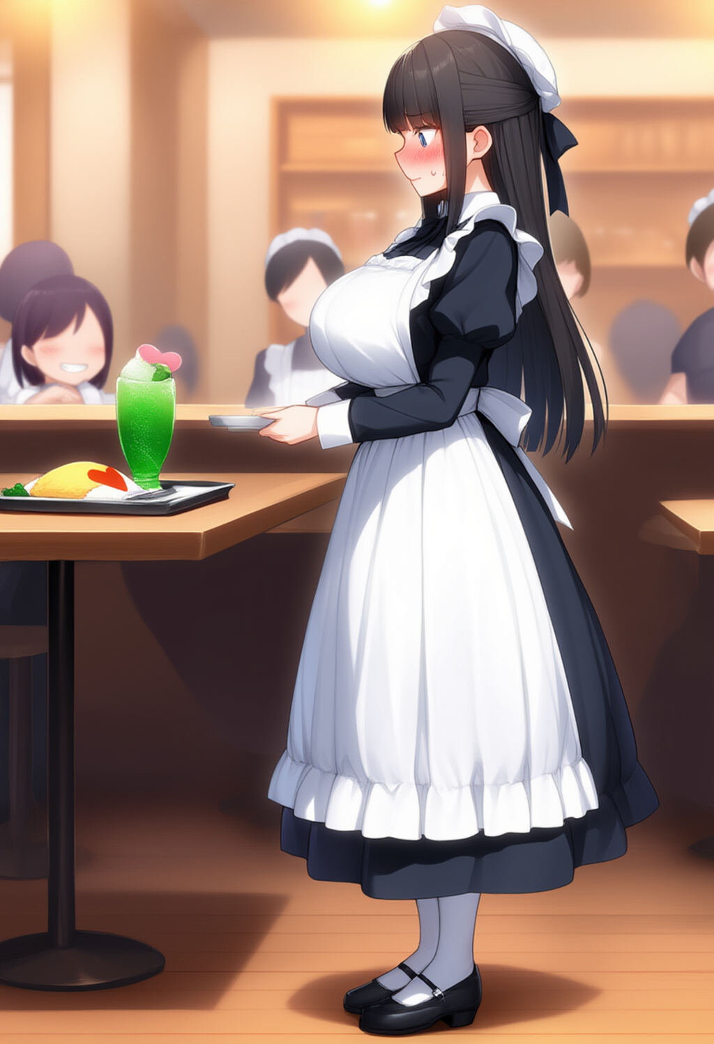 今日はメイドカフェに初出勤