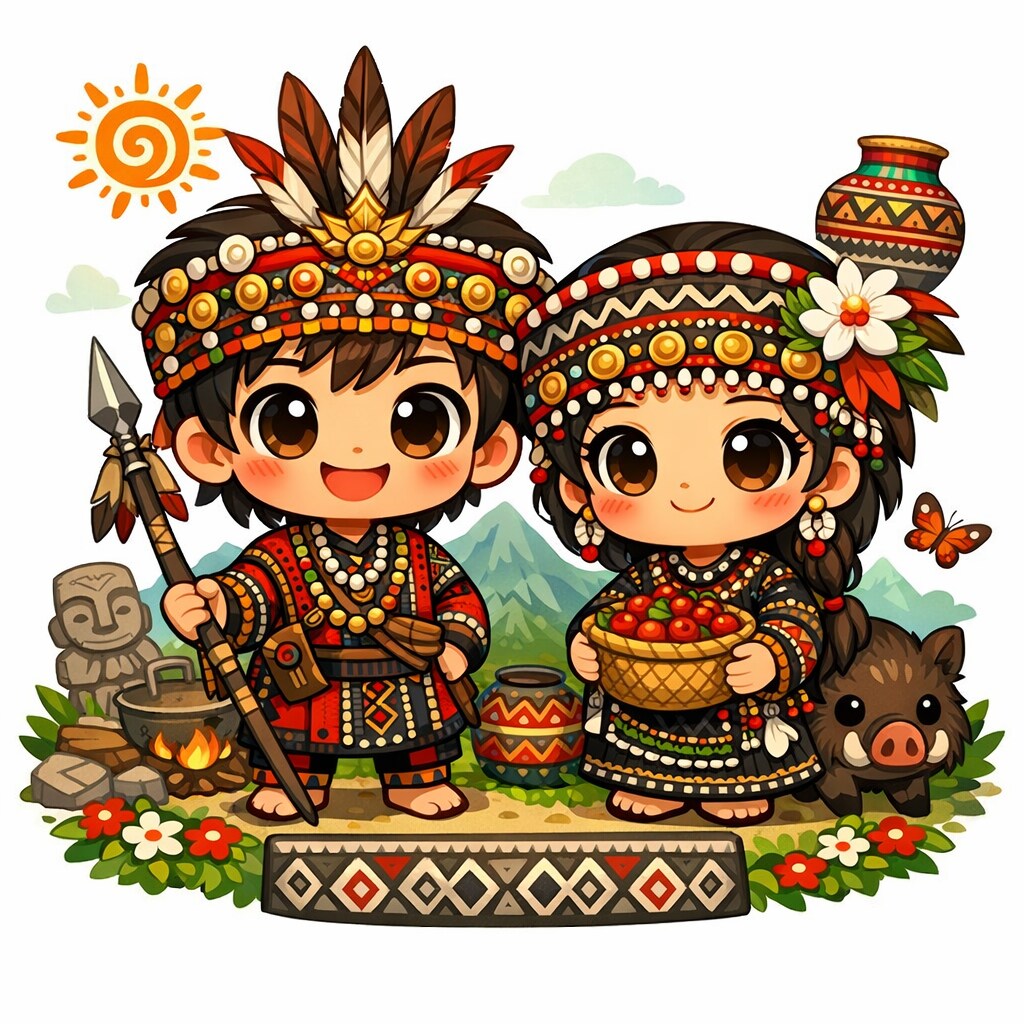台湾の先住民族：排灣族 | の人気AIイラスト・グラビア