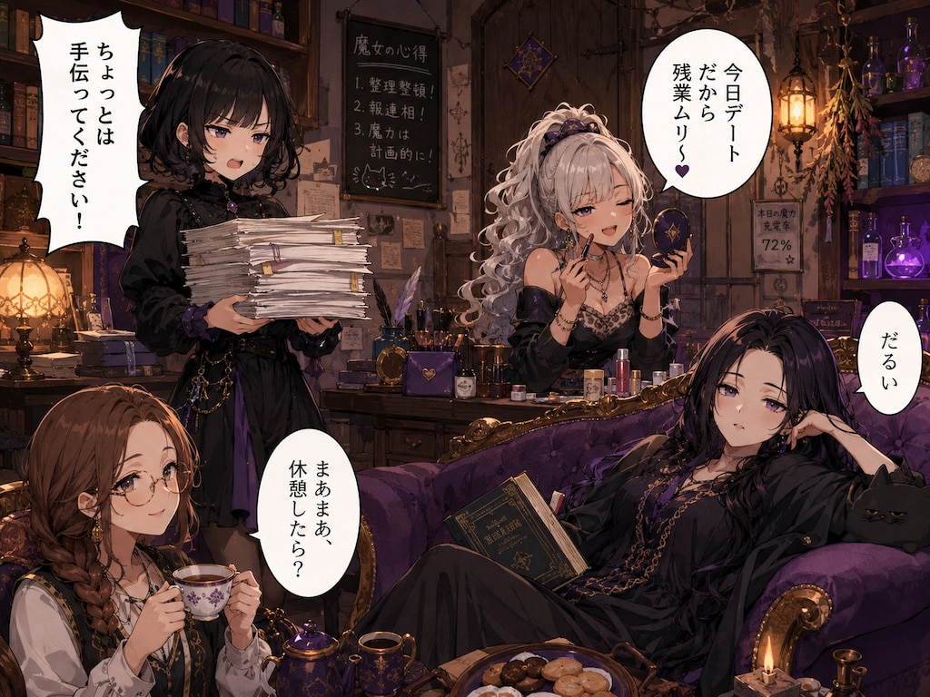 よい子魔女〜新人ちゃんの学生時代