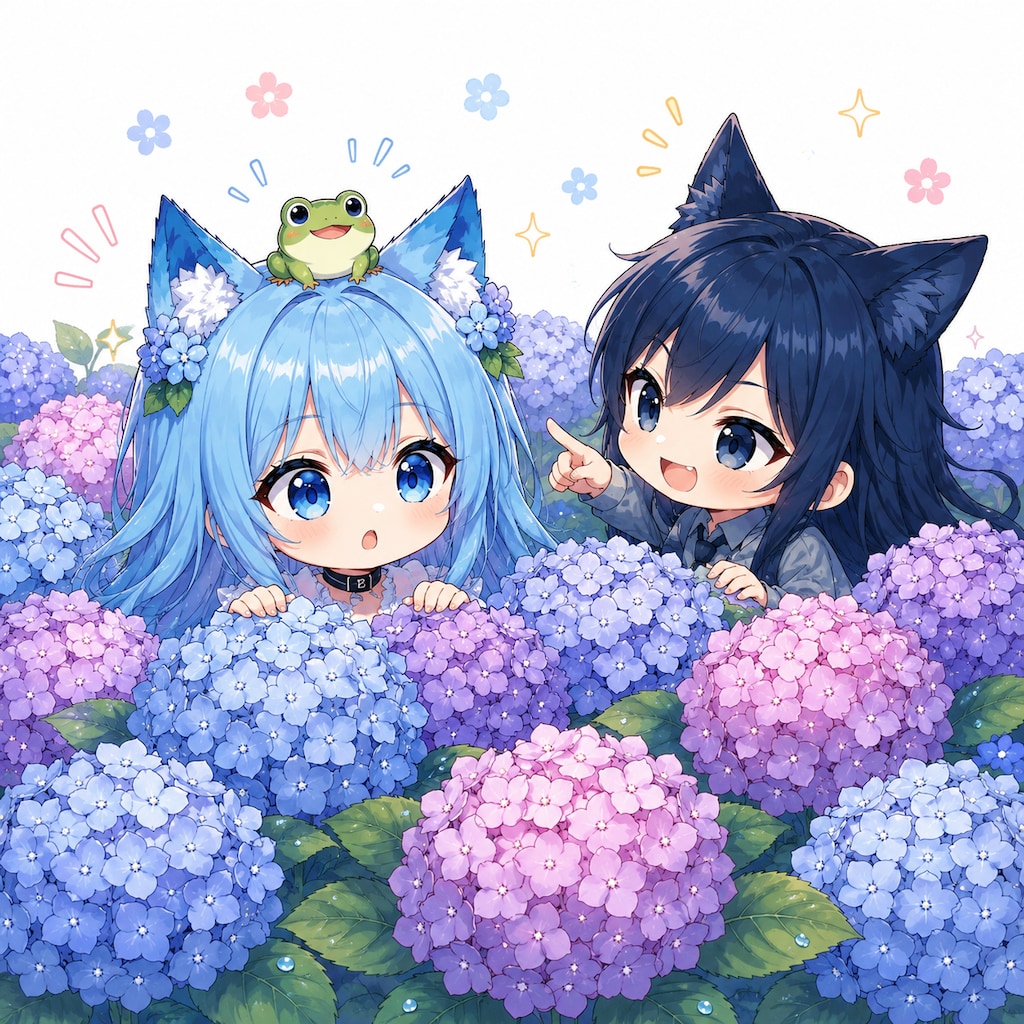 雨ってたのしいね。