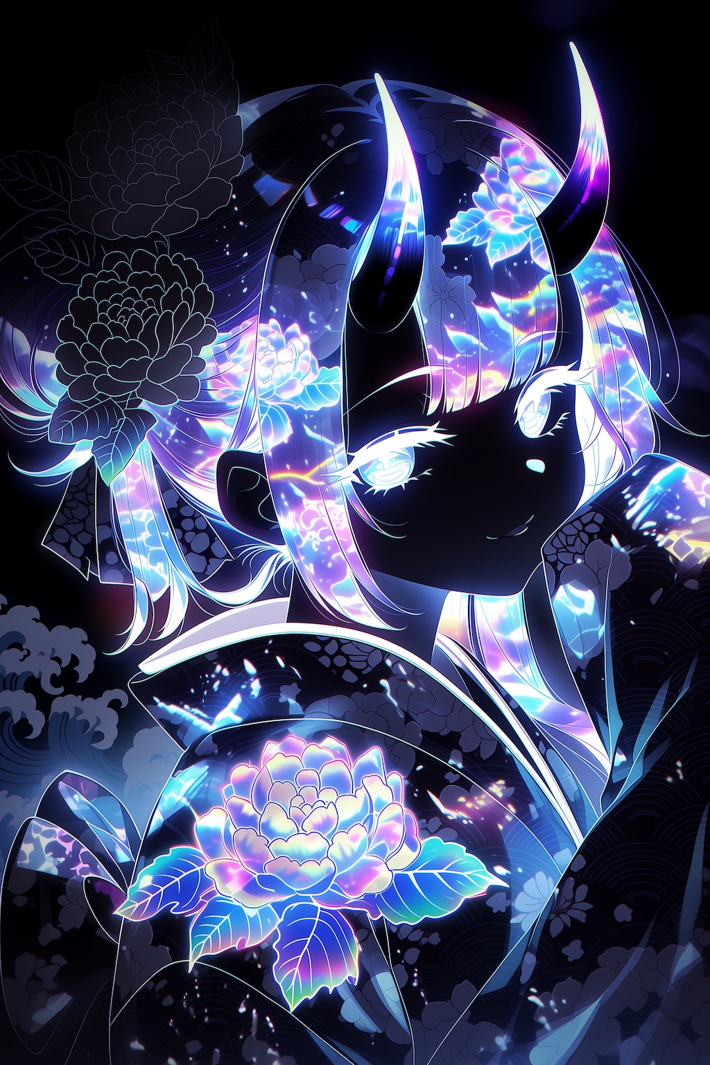 紫陽花と鬼娘part2