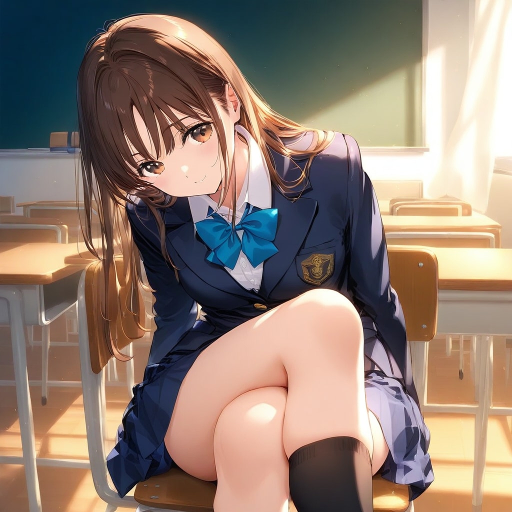 ねえ、居残りしよ。 | の人気AIイラスト・グラビア