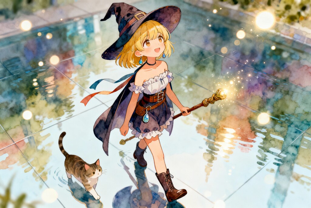 Rhiannon様のウィッチプロンプトをお借りしました