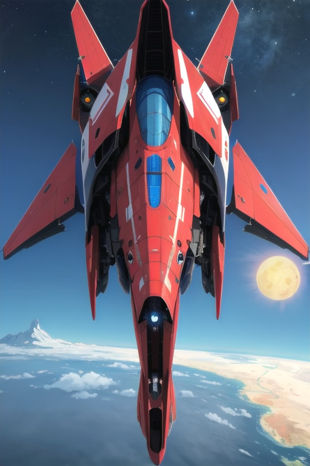 一マイルもある宇宙船