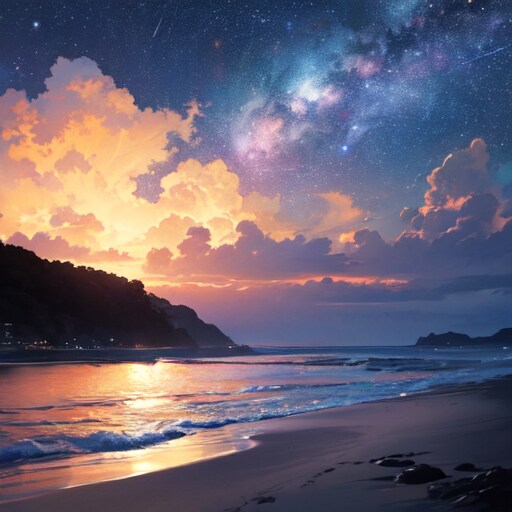 星空と夜明け２