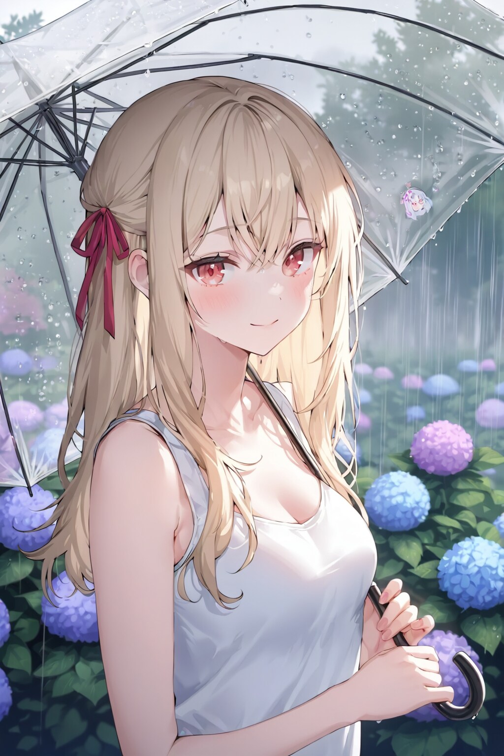 庭園で出会った少女