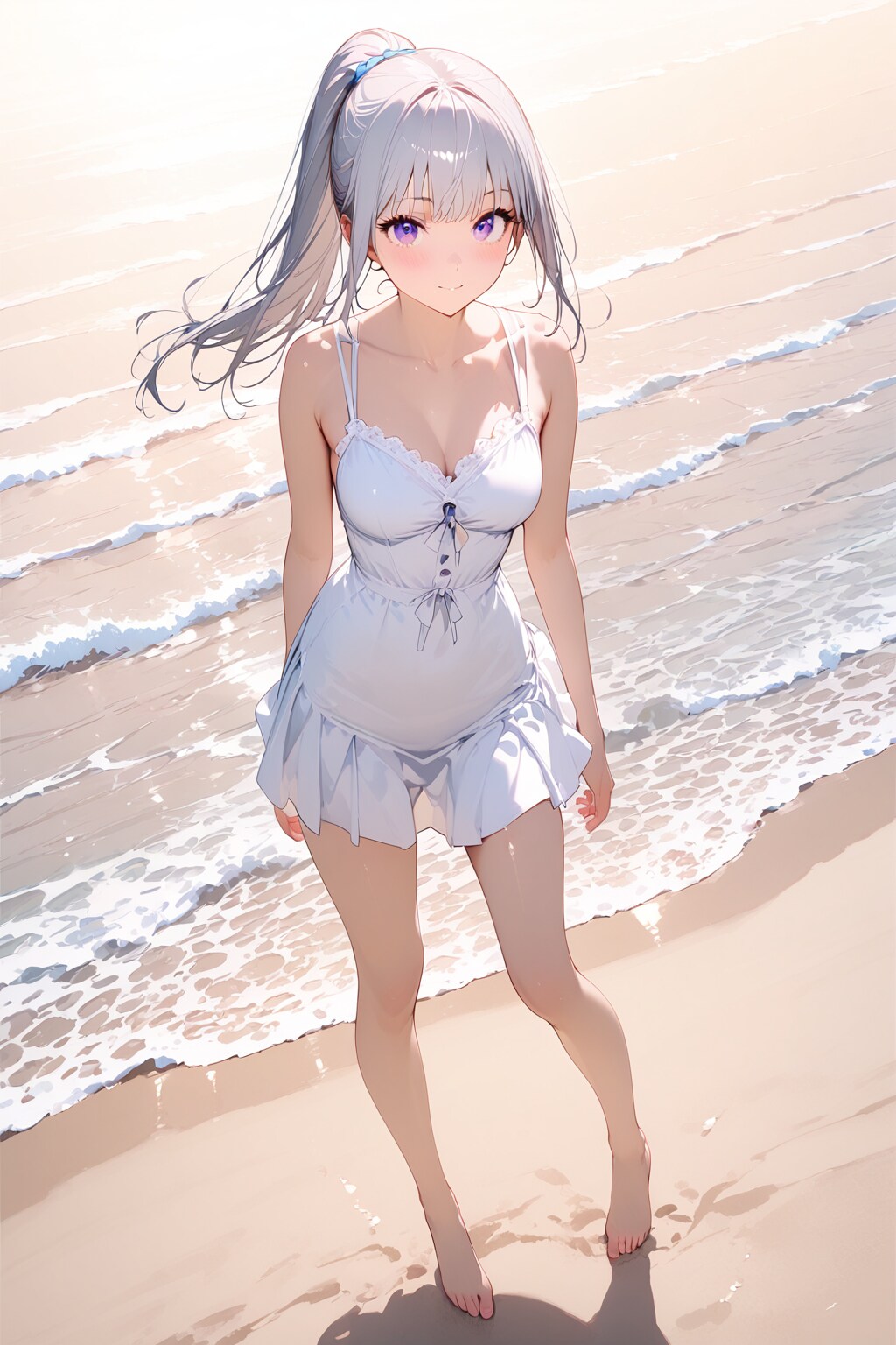 (991HQ)銀髪ちゃんサンドレス