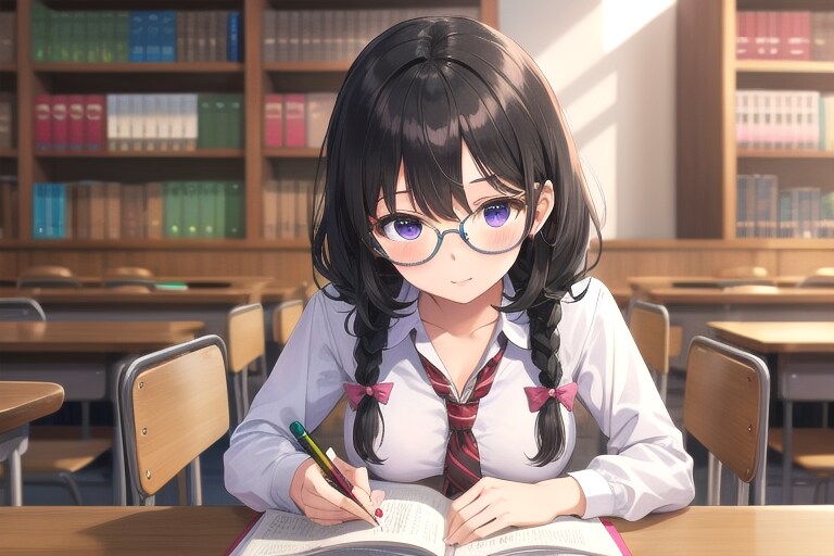 真面目JKの理想の勉強部屋
