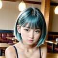 グラビア（緑髪） 2枚目