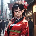 ツヤテカ着物🌟＋👘＝🎇 3枚目