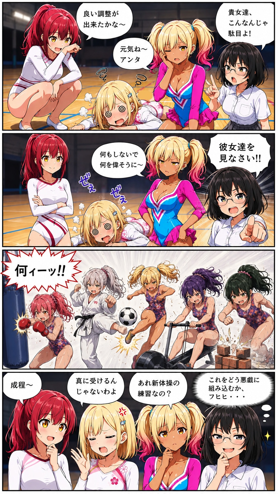 新体操部、夏合宿！ 追い込み編