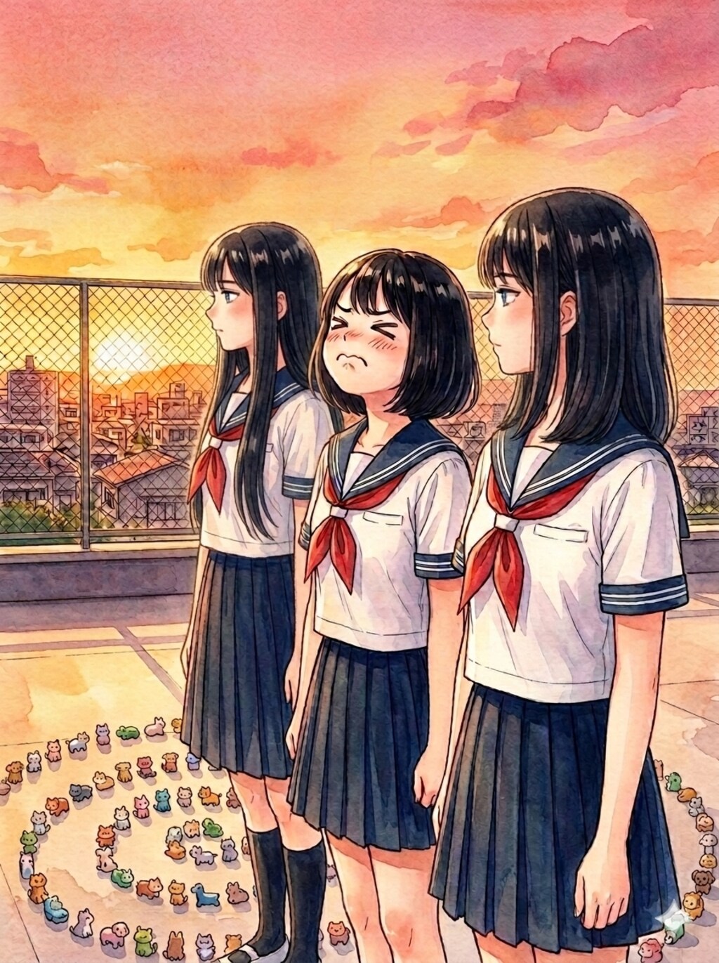 なーに見てんの？