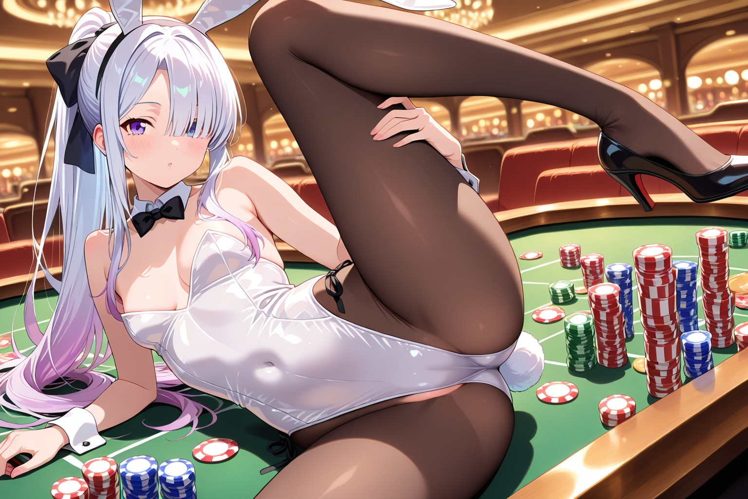 メカクレ薄紫髪ちゃん27