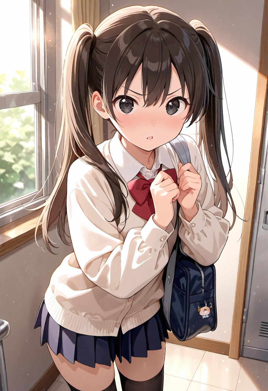 警戒する幼馴染