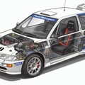 フォードエスコートラリーカー断面 4枚目