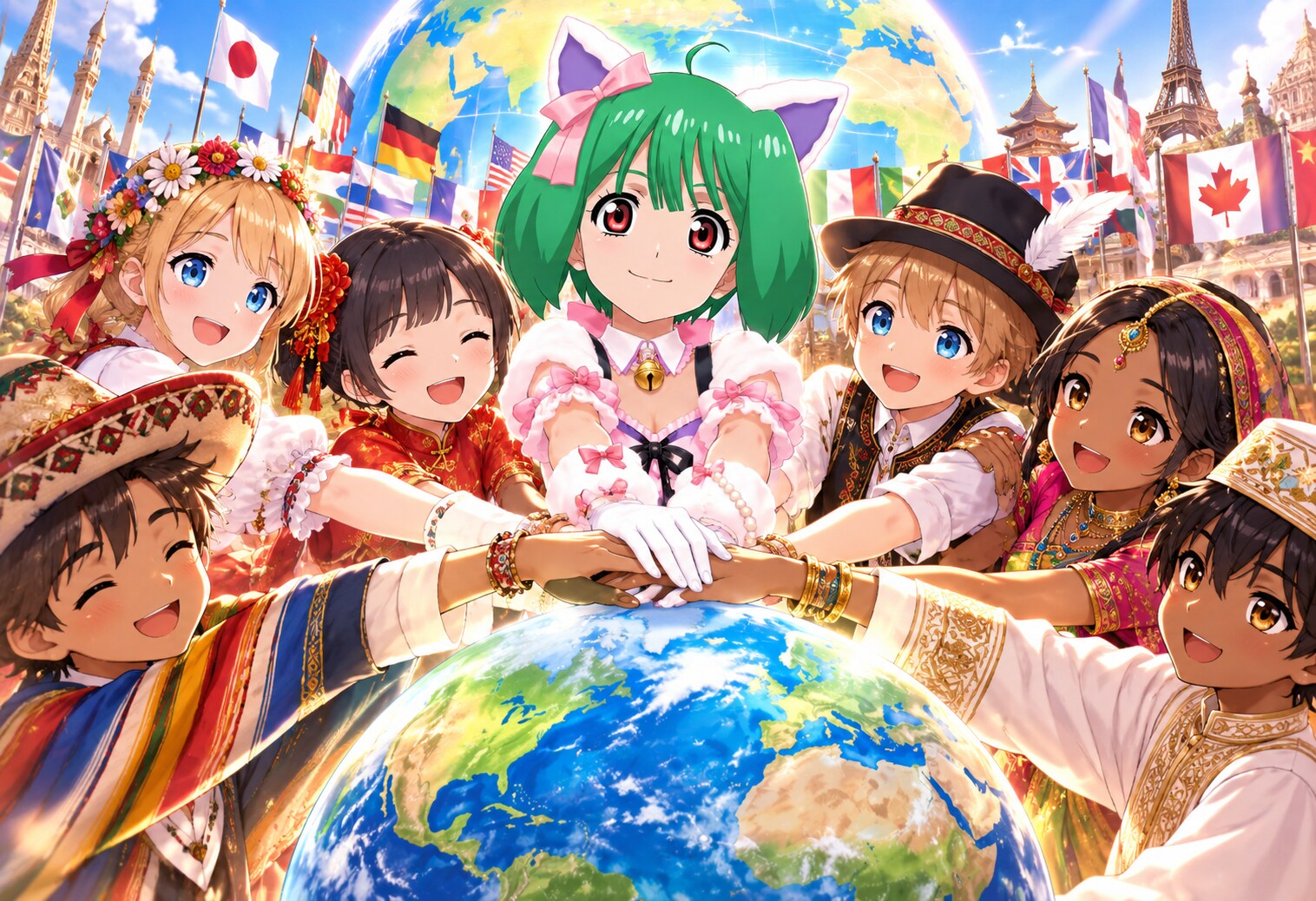 10月6日（国際協力の日） | の人気AIイラスト・グラビア