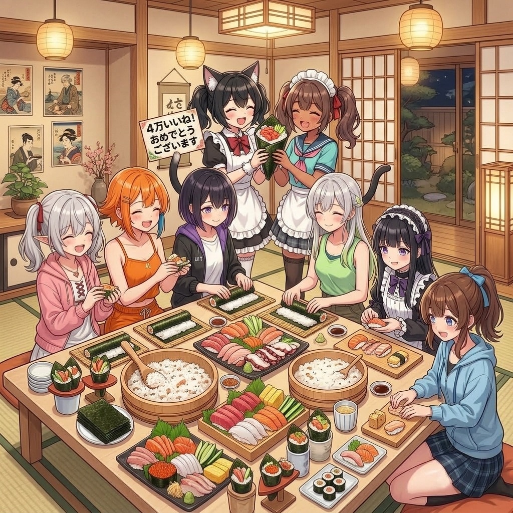 スマホなのさん、4万いいねおめでとうございます🎉 | の人気AIイラスト・グラビア
