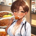 カレー大好き眼鏡っ娘 5枚目