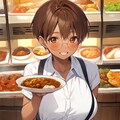 カレー大好き眼鏡っ娘 2枚目