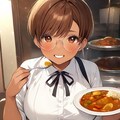 カレー大好き眼鏡っ娘 3枚目
