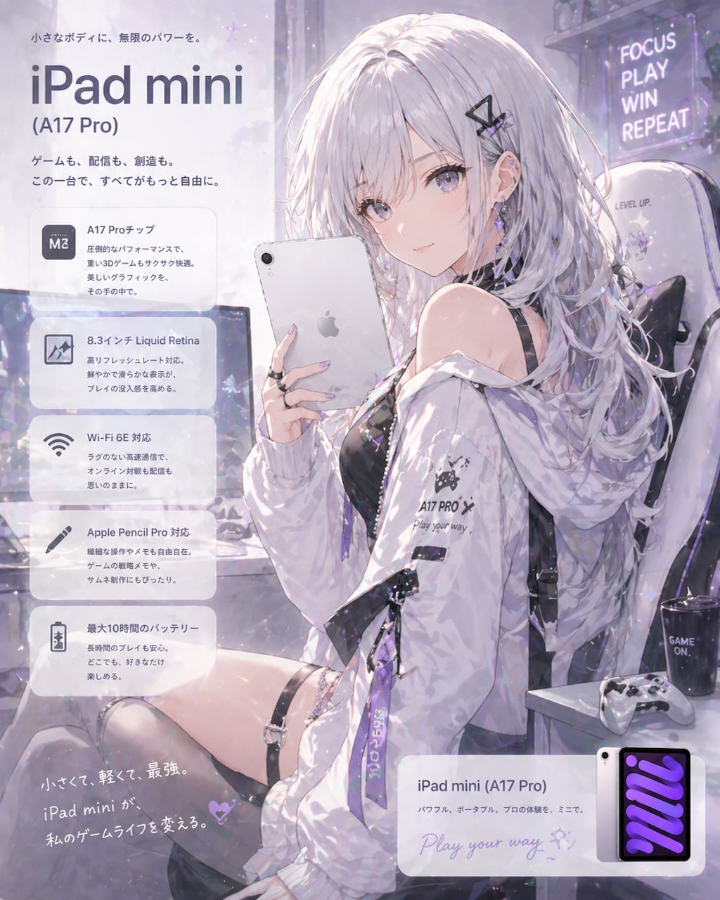 自前のガジェットをChatGPTで擬人化してみた
