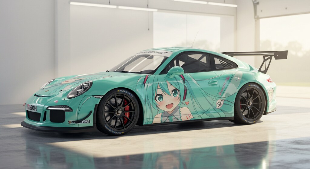 初音ミクカラーポルシェ911