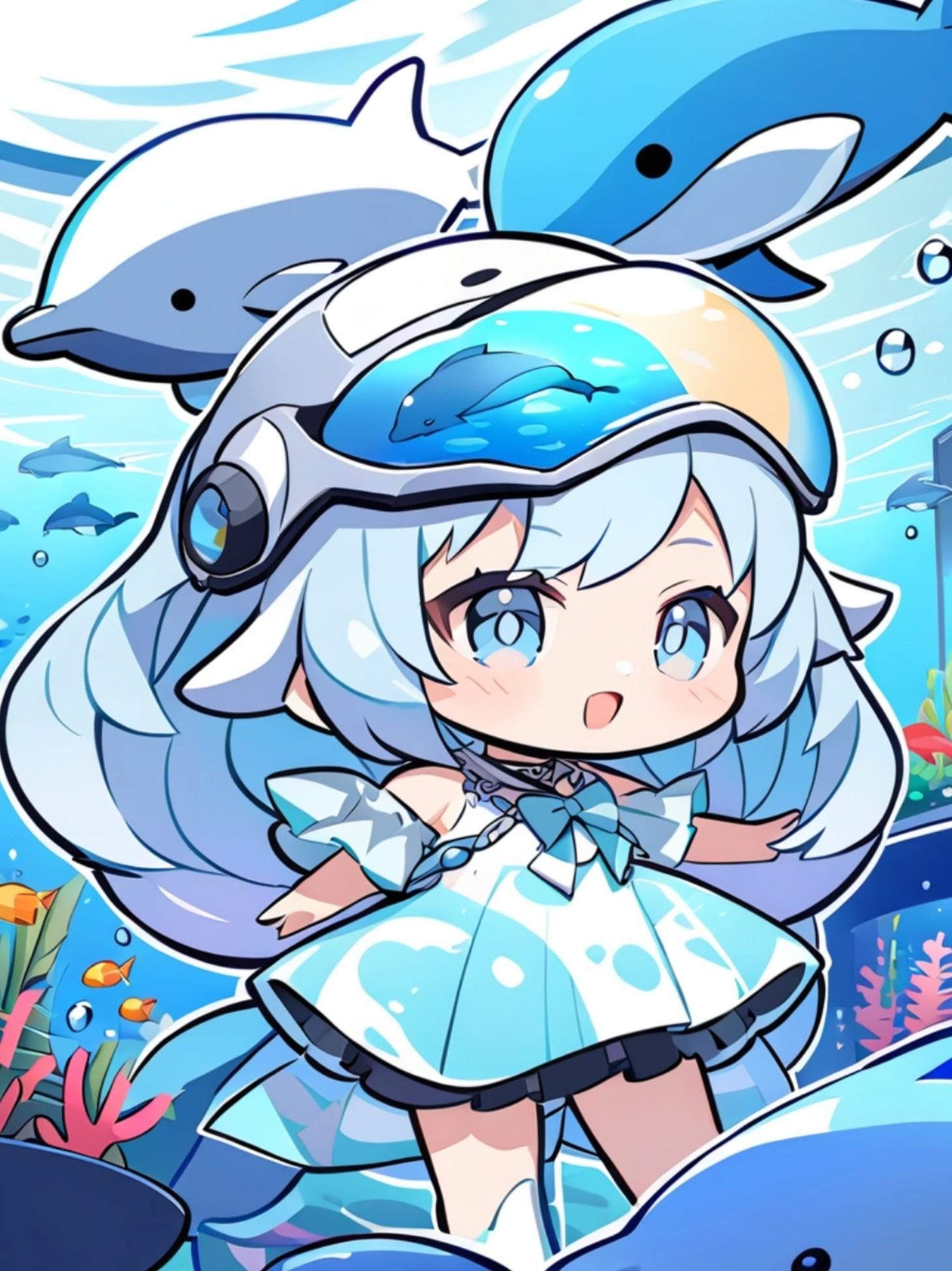 擬人化 イルカ