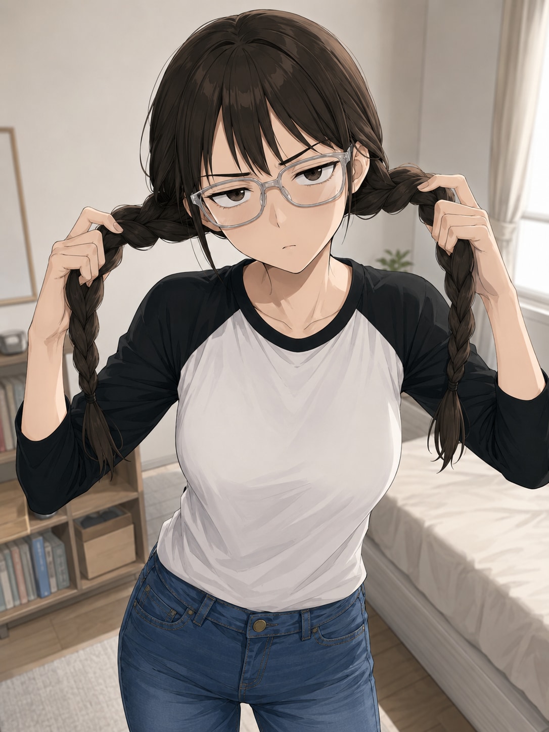 手ツインテ？