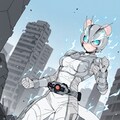 仮面ライダータイプのケモミミパワードスーツ 7枚目
