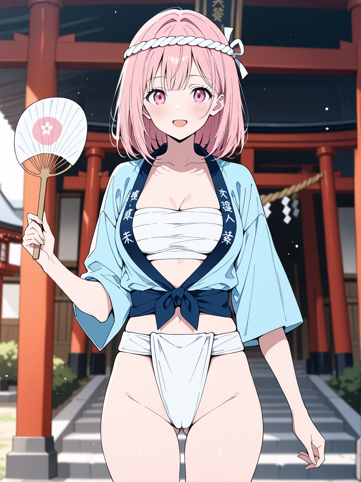 神社のお祭りに参加！