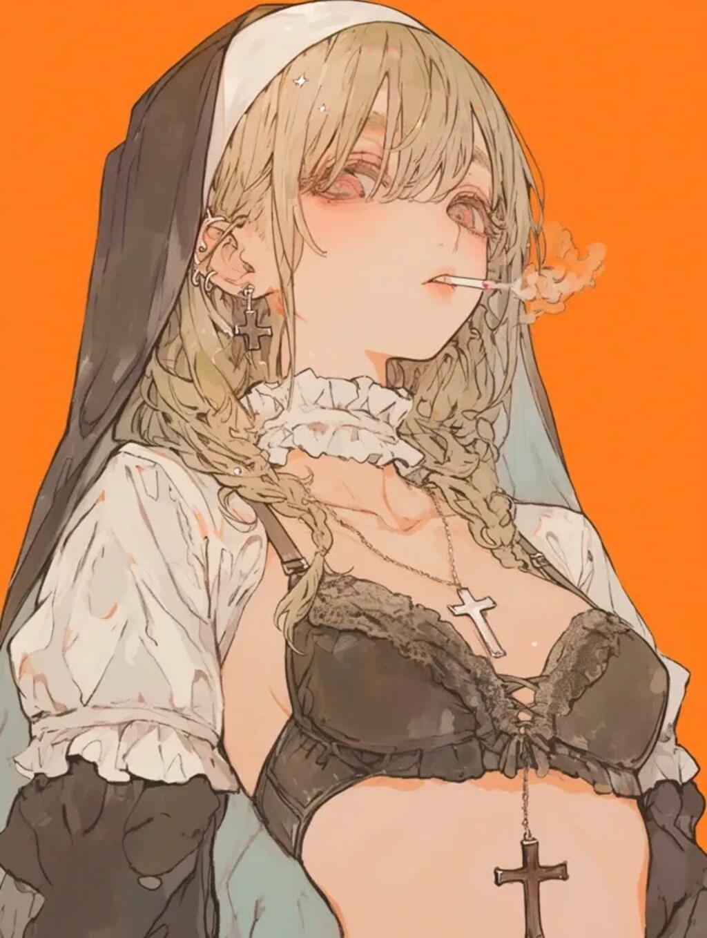 喫煙シスター