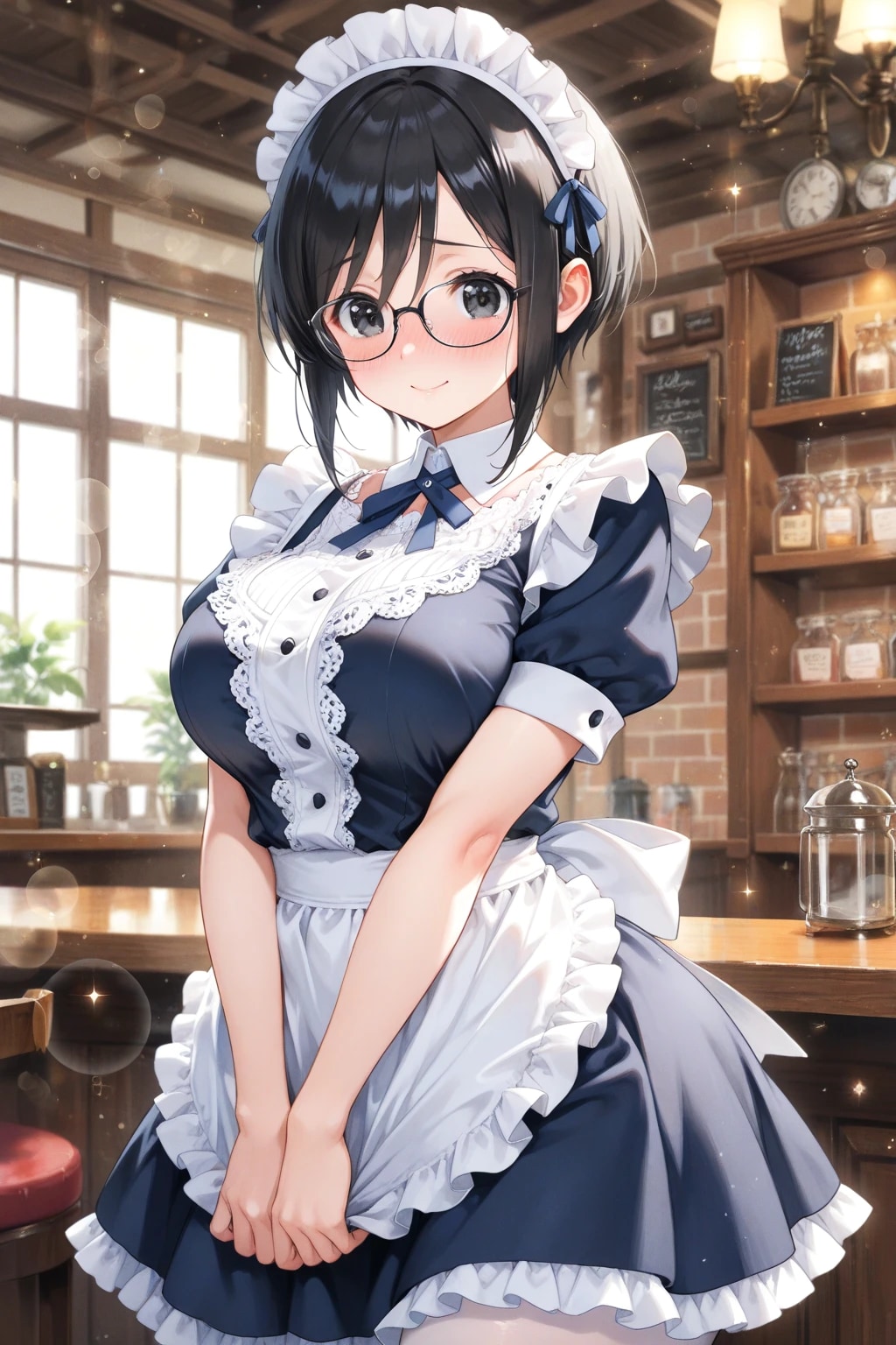 二人でお出迎え