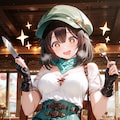 パンケーキにご満悦 2枚目