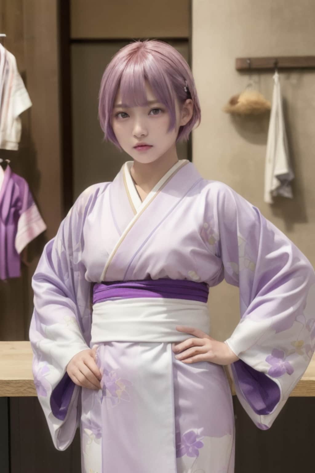 和服屋の看板娘