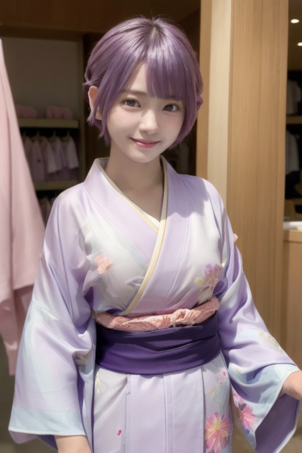 和服屋の看板娘