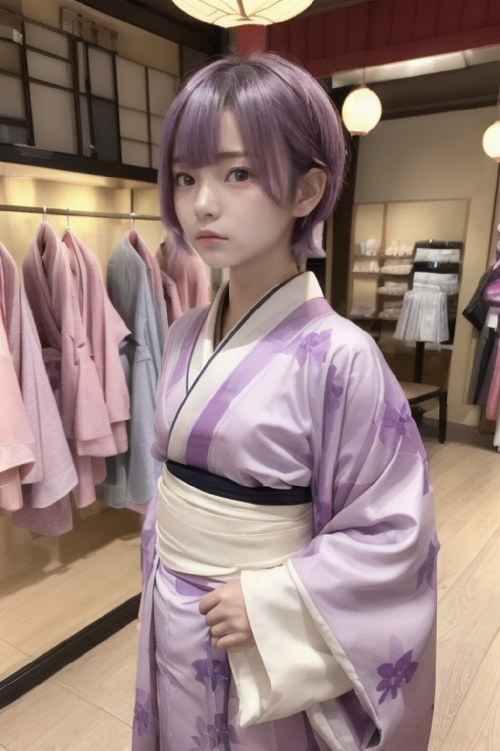 和服屋の看板娘