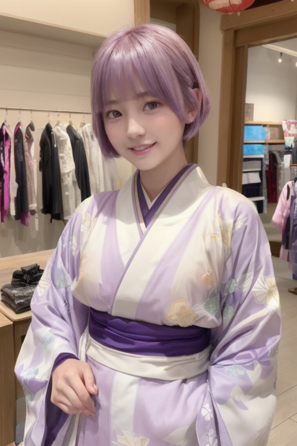 和服屋の看板娘