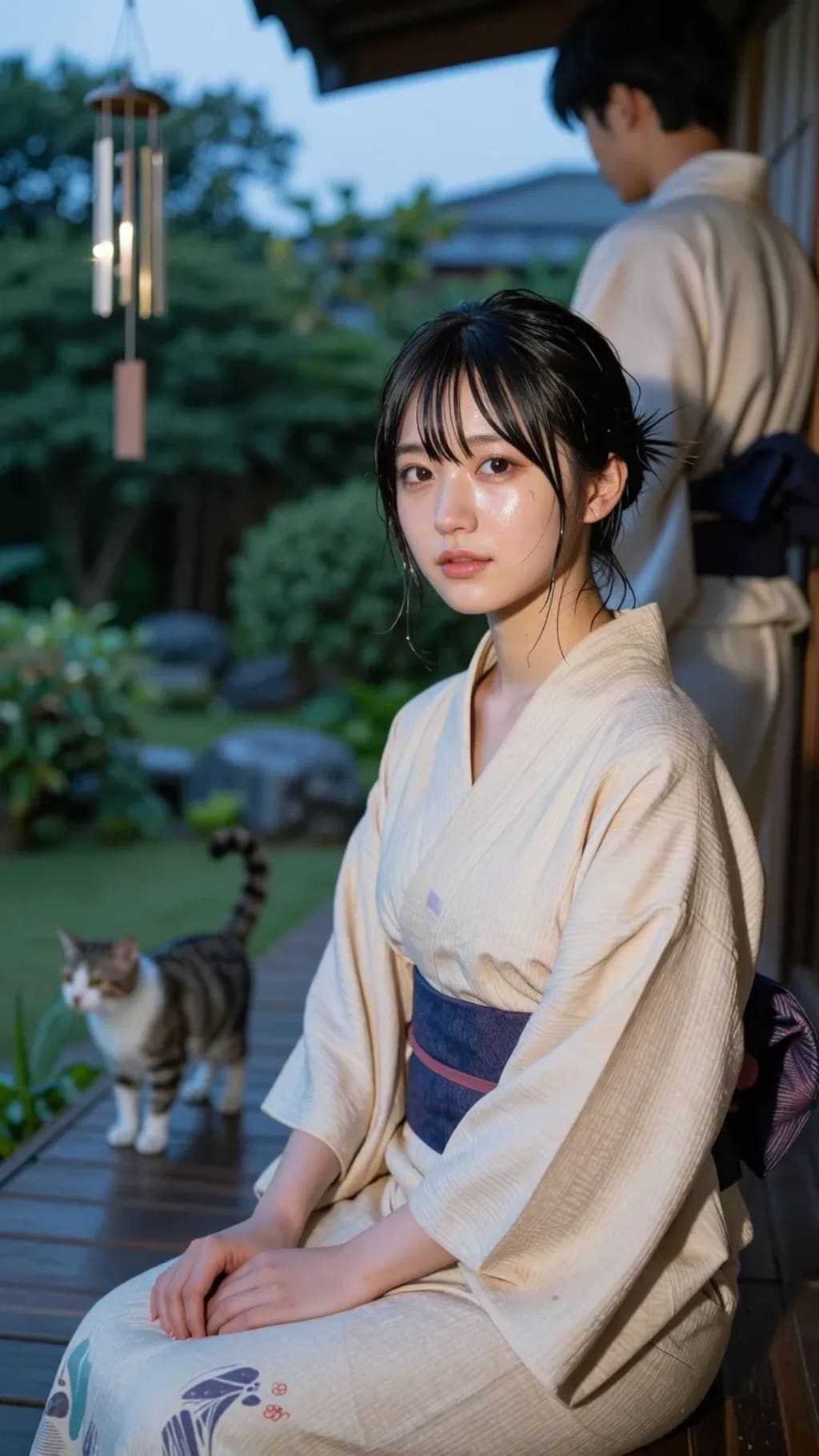 浴衣女子大生