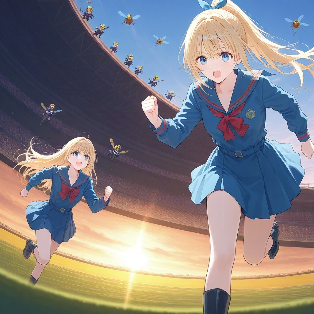 ドローンに追われる