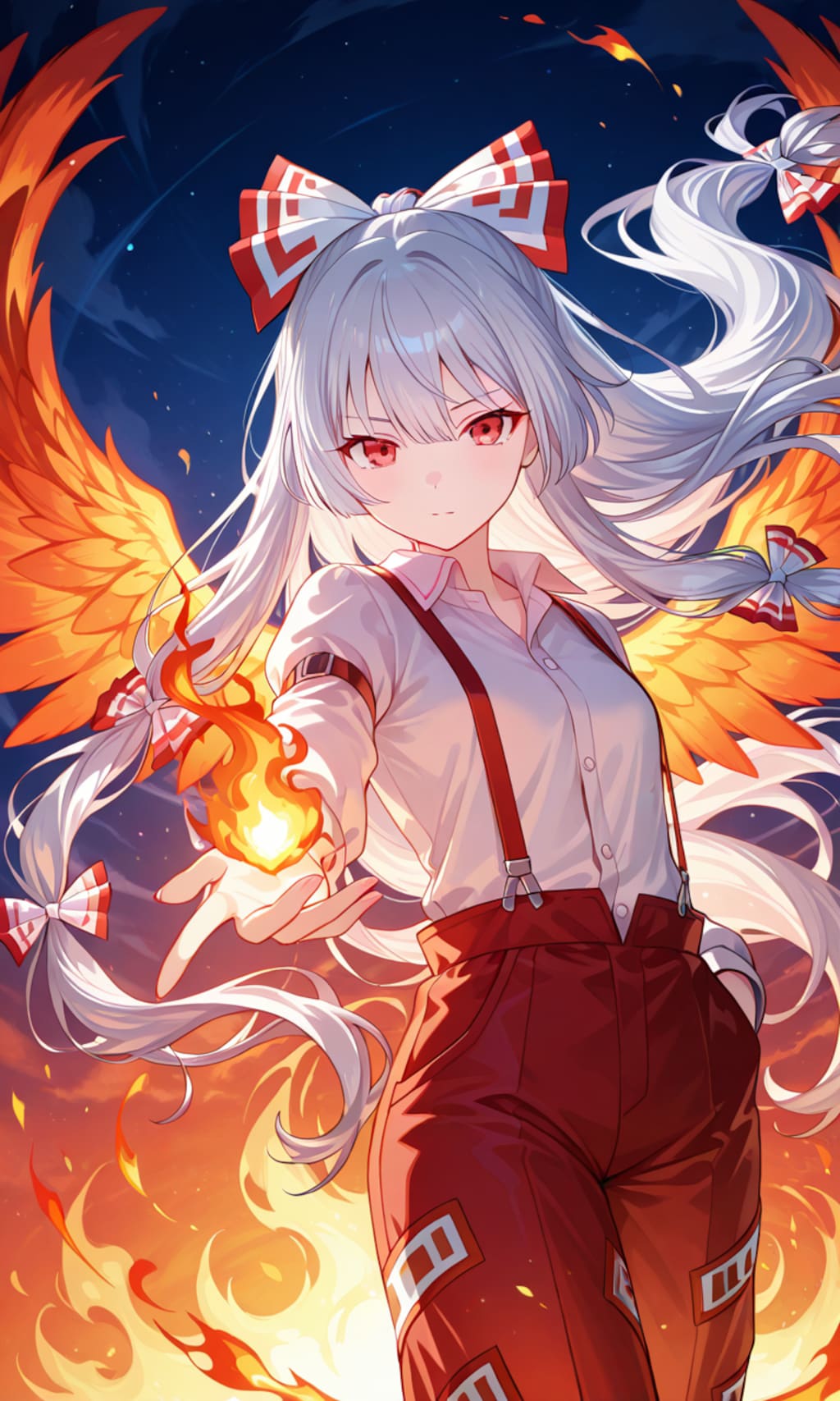 妹紅、天子、さとり、こいし