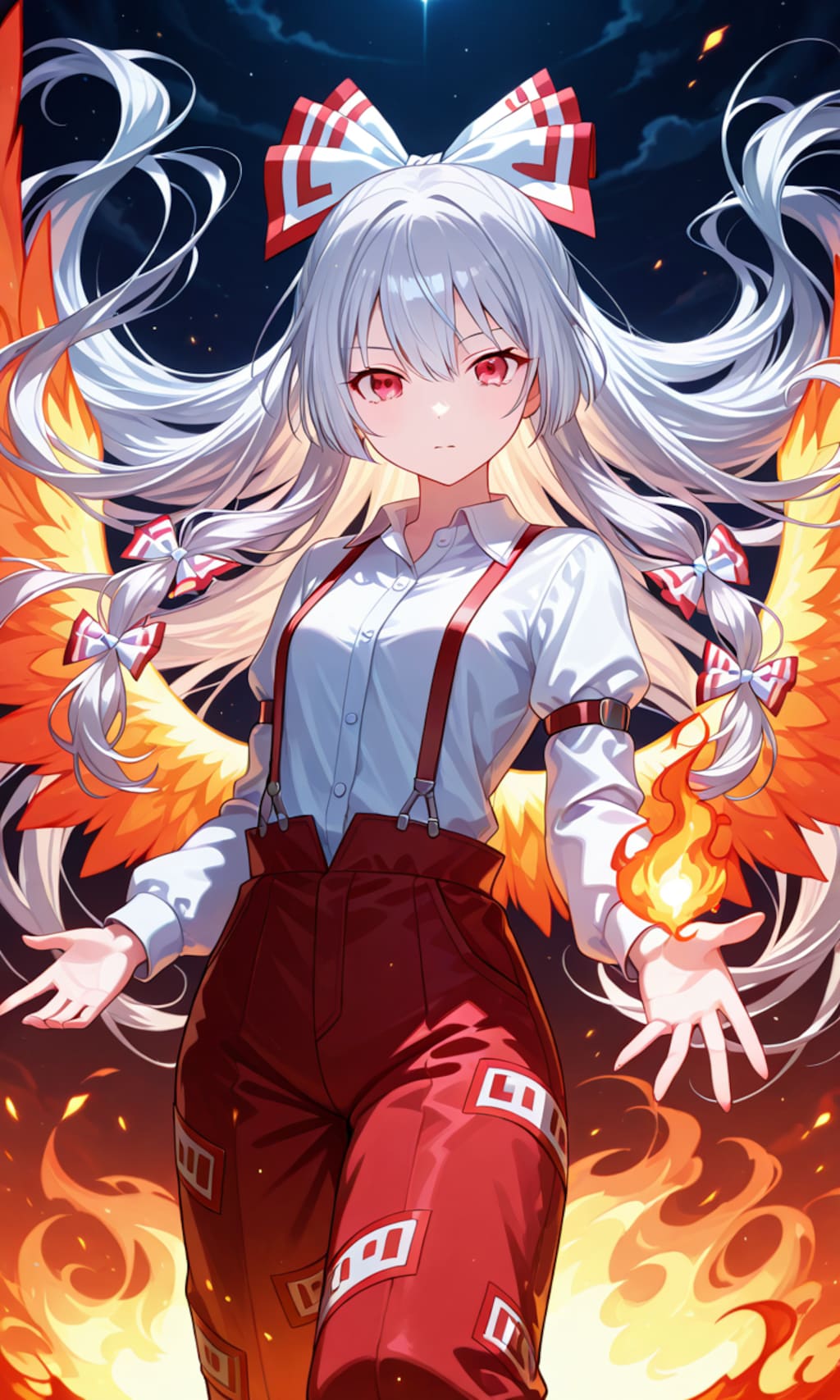 妹紅、天子、さとり、こいし